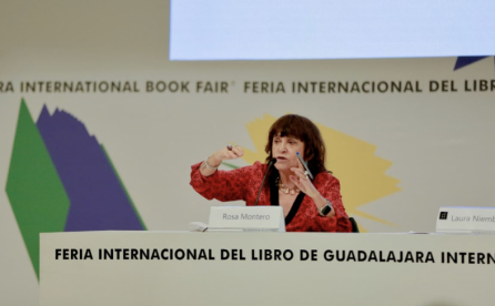 Rosa Montero en la FIL de Guadalajara.